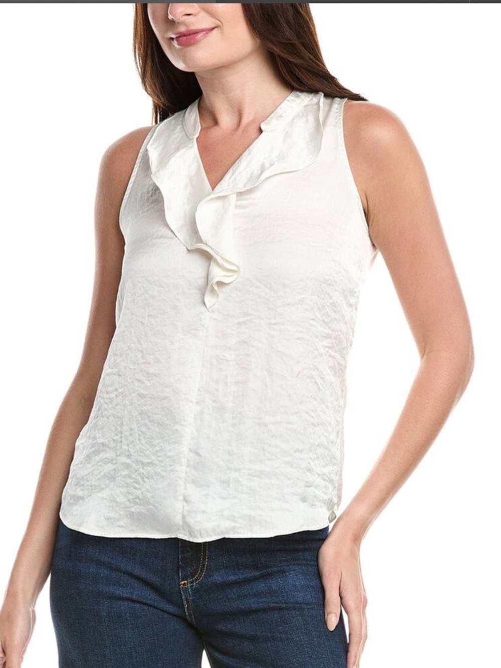 Cabi Women's White Showstopper Top size small